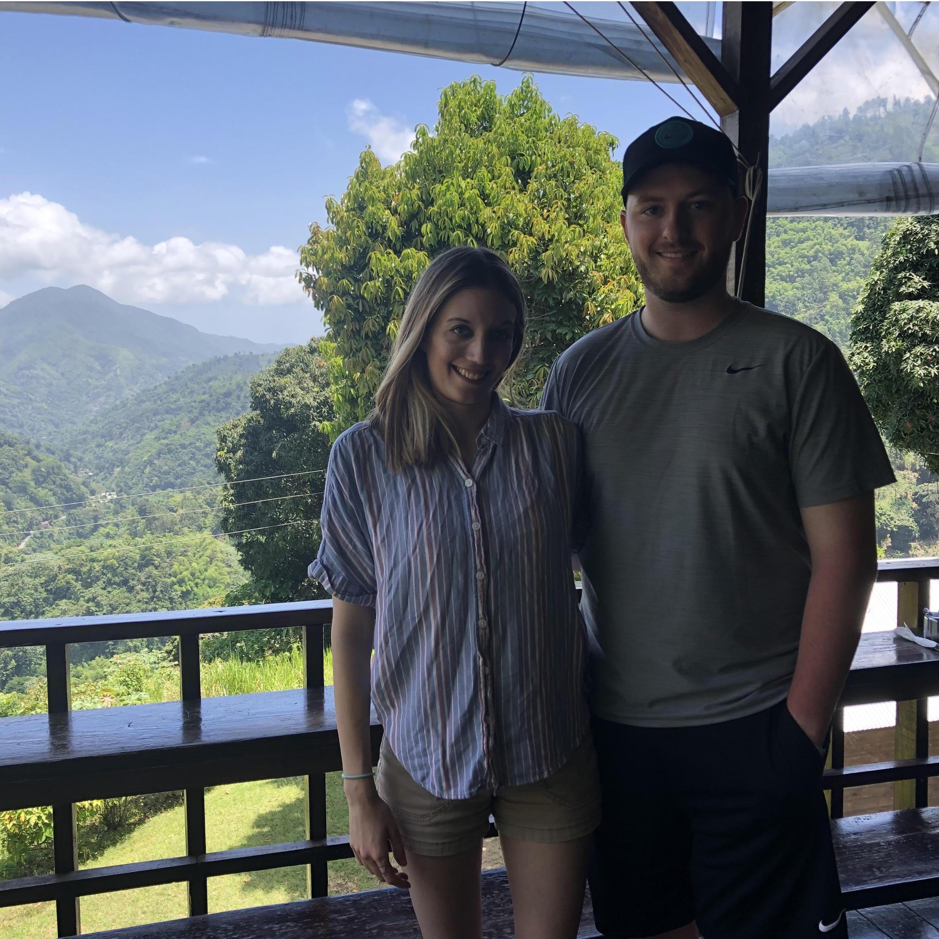 While in Jamaica, we took a biking tour of the mountains where coffee is grown. (The coffee was delicious and the biking was all downhill.)