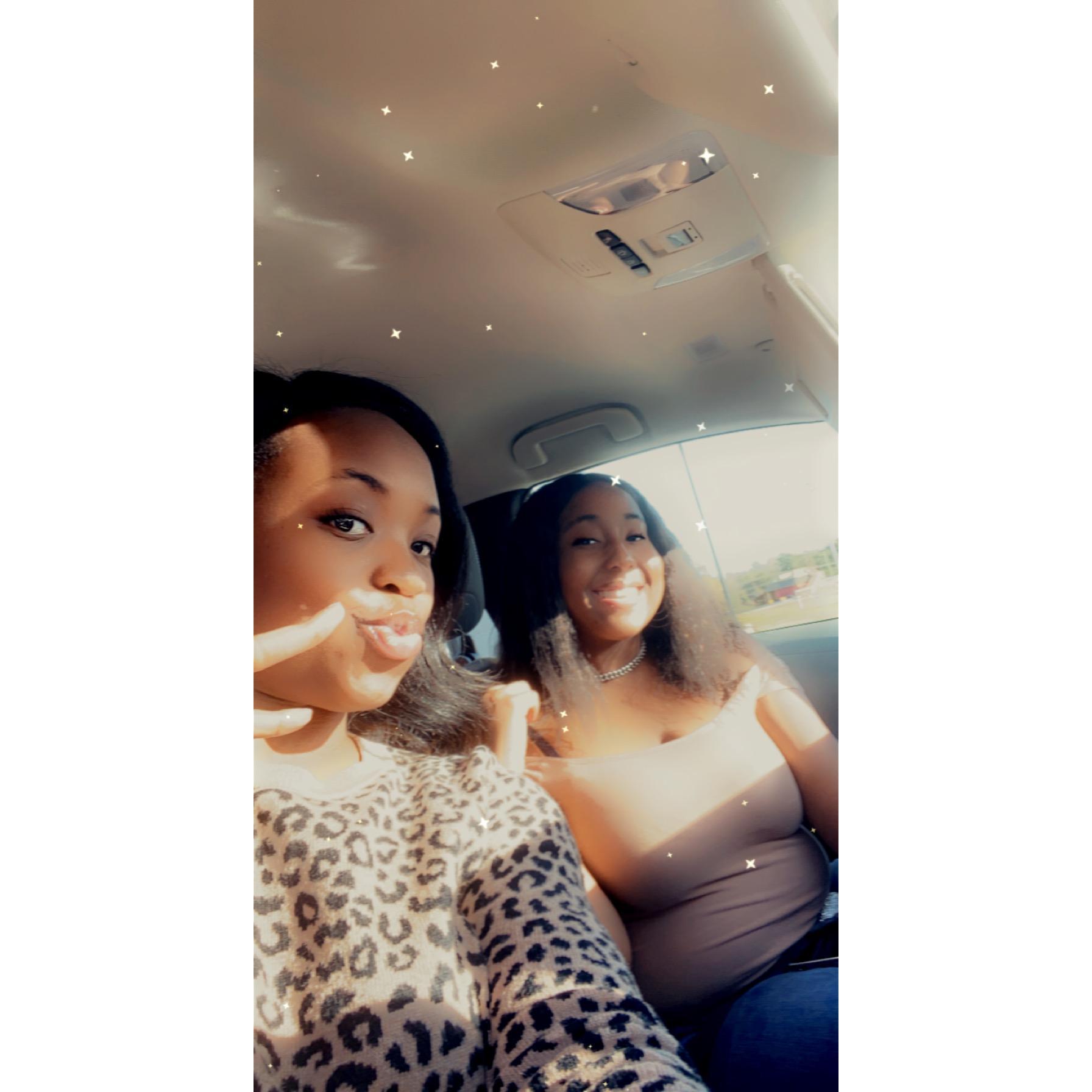 Katrice and Chenoa enjoying family time!
