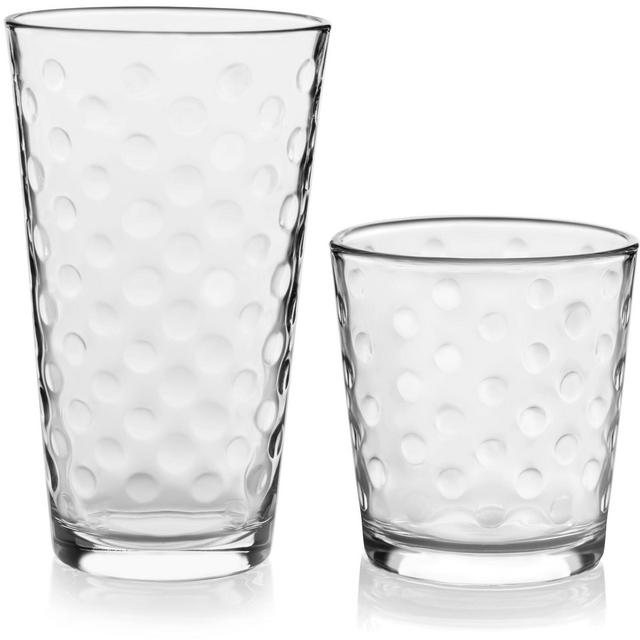 Libbey Awa 16-Piece Tumblers and Rocks Glass Set