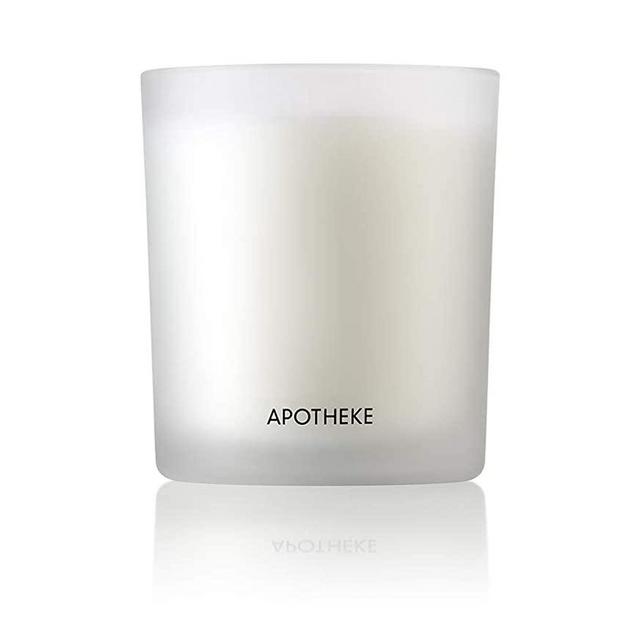APOTHEKE Luxury Scented Jar Candle, Hinoki Lavender, 11 oz - Hinoki, Cypress, Lotus Flower & Sandalwood Scent, Strong Fragrance, Aromatherapy, Long Lasting, Hand Poured in USA, Soy Wax