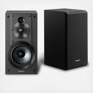 3-Way 3-Driver Bookshelf Speaker System