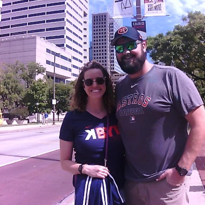 Walking around Baltimore before the Astros game!