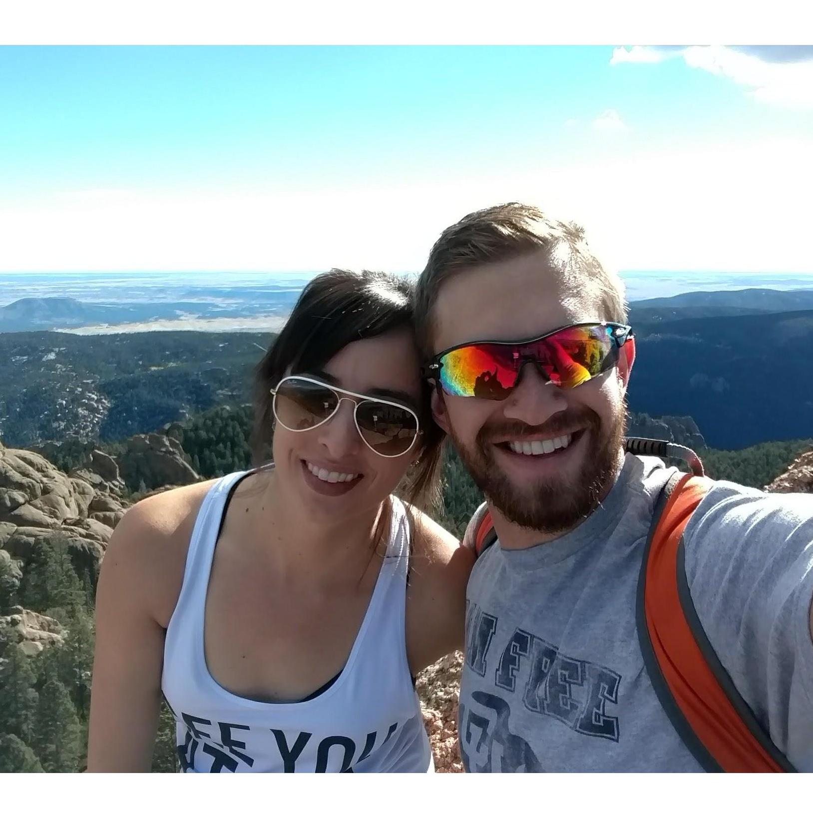 4th date hike to Devil's Thumb. A little more than 2 years later we would buy a home, a little more than 3 years later we would get engaged, 4 years later we will be married!