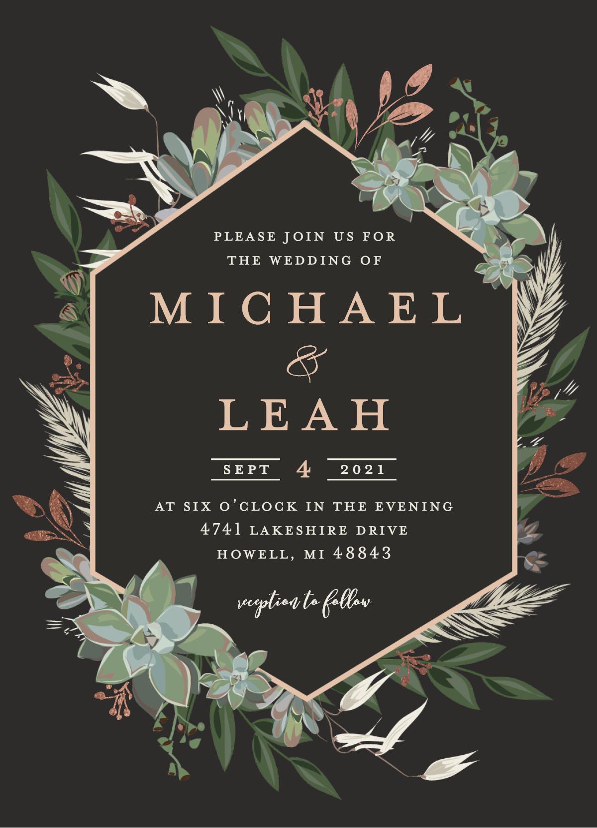 The Wedding Website of Michael Rahman and Leah Gibson