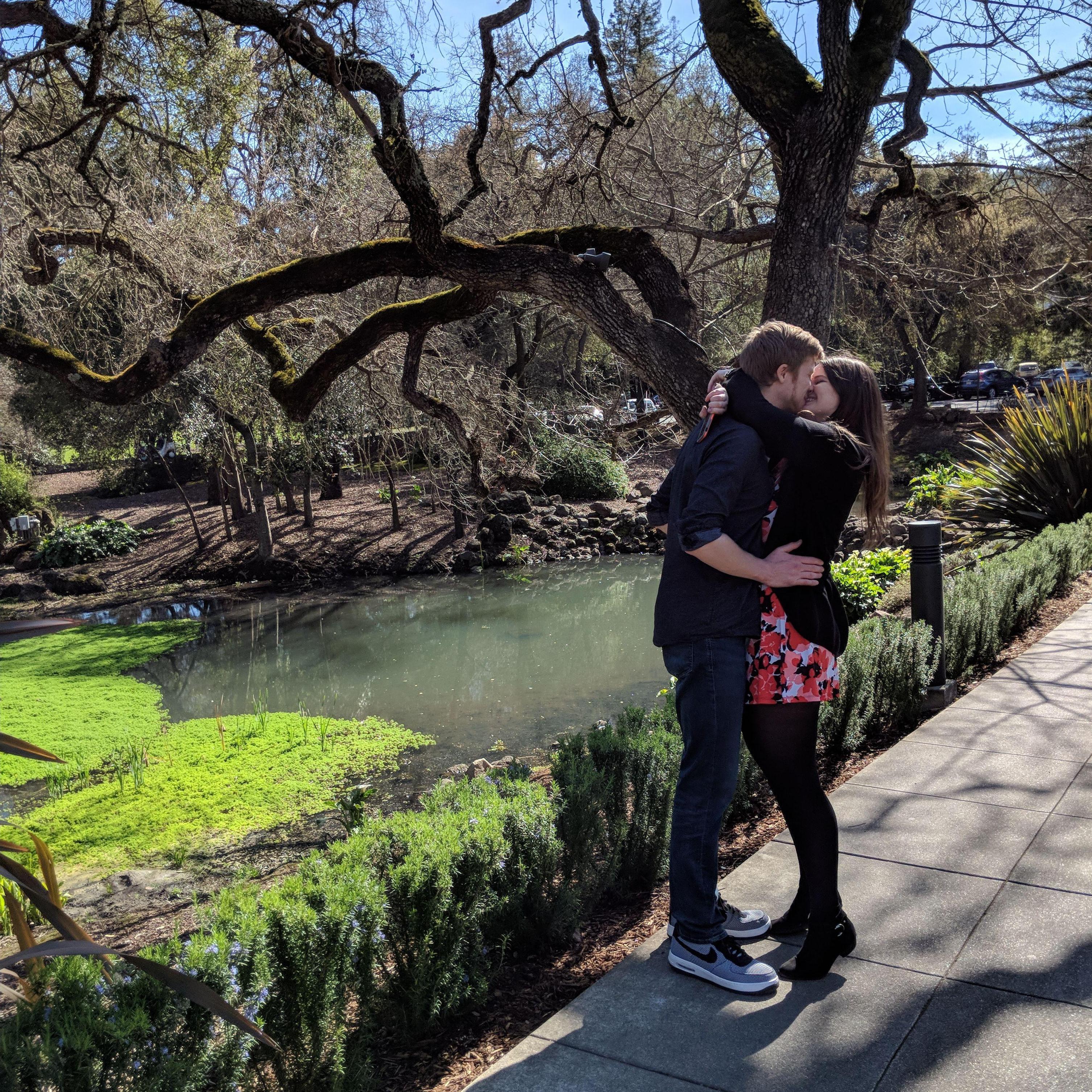 Our first trip to Napa (Thanks for the pic, Bori!)