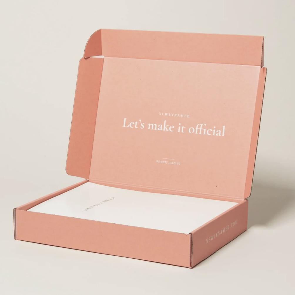 NewlyNamed Box | Personalized Name Change Kit (Pink)