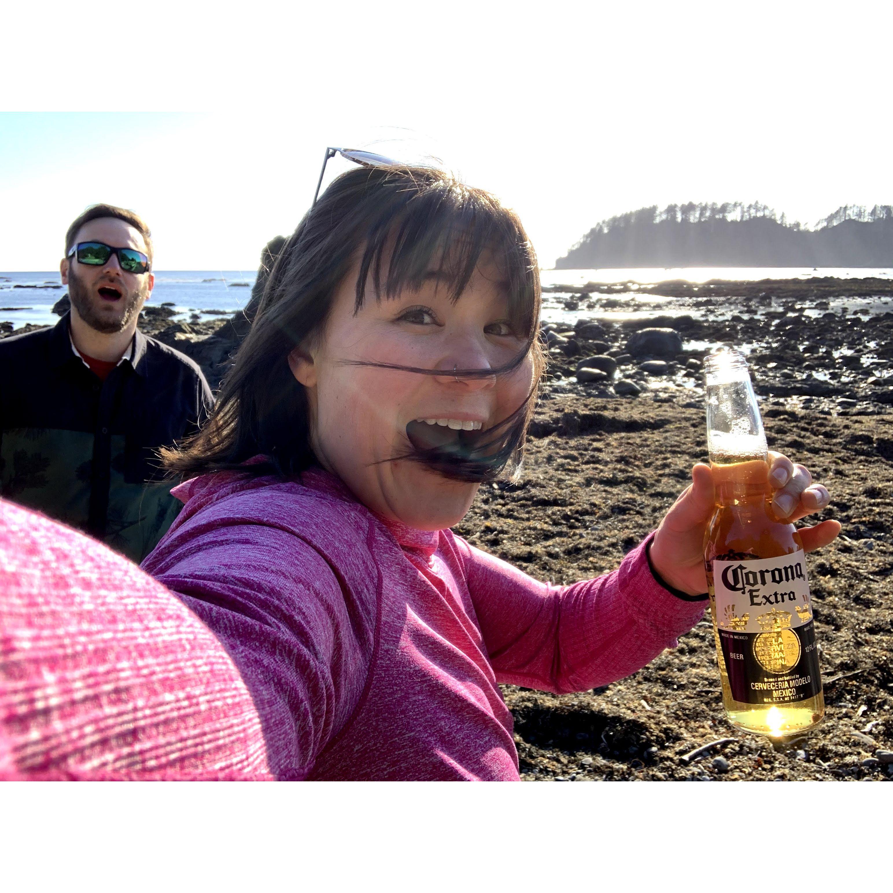 Tess Covid birthday, and Washington locks down, March 2020