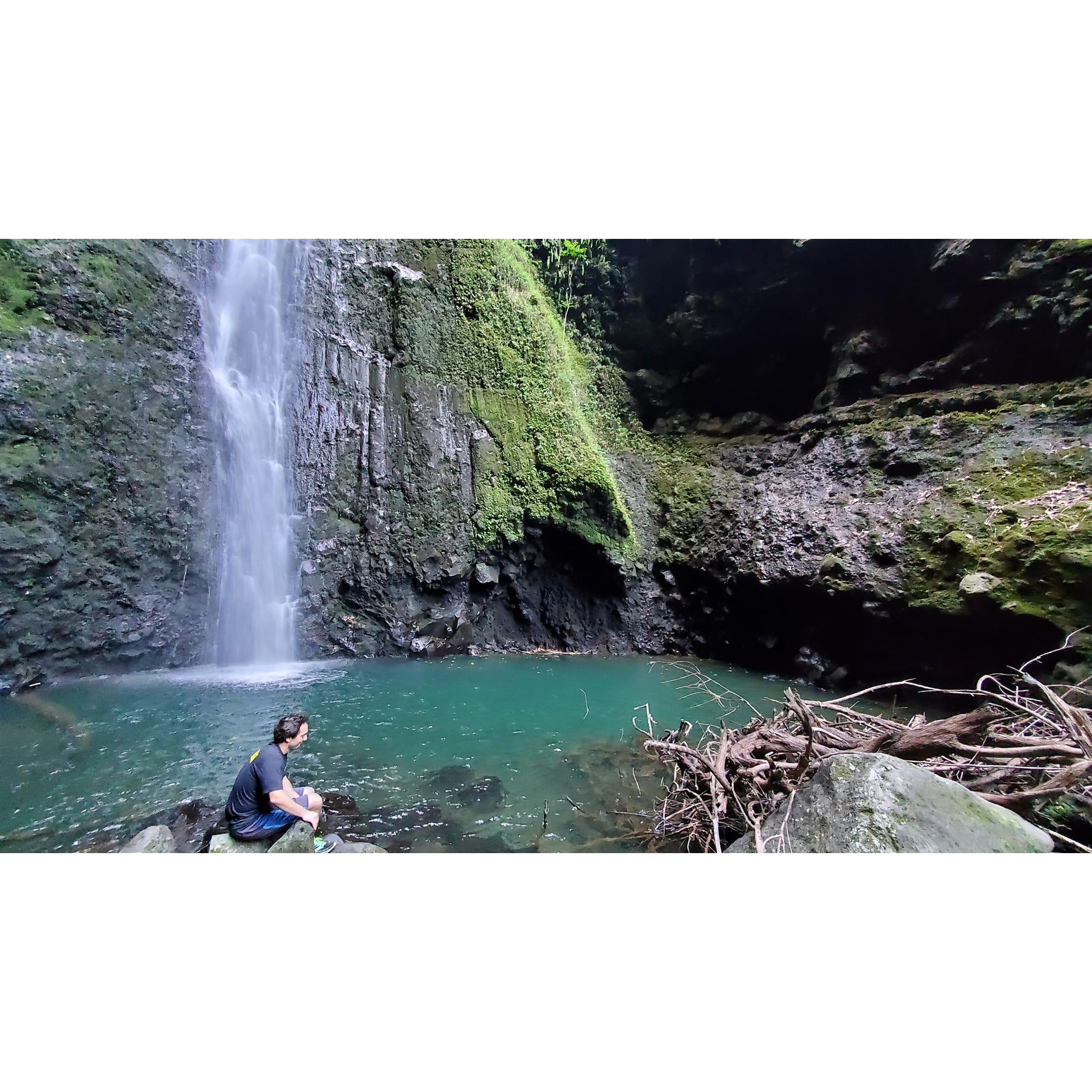 Maui, Hawaii 

A rocky hike led us to a secret waterfall on the Road to Hana
