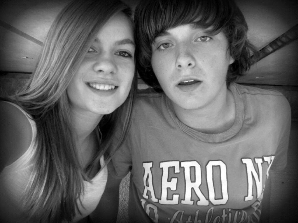 The first photo Chelsea took of us together. 2011