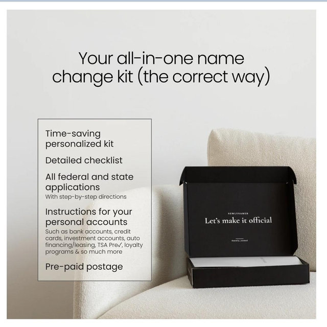 Name Change Packages | Simple, Fast, & Stress-Free