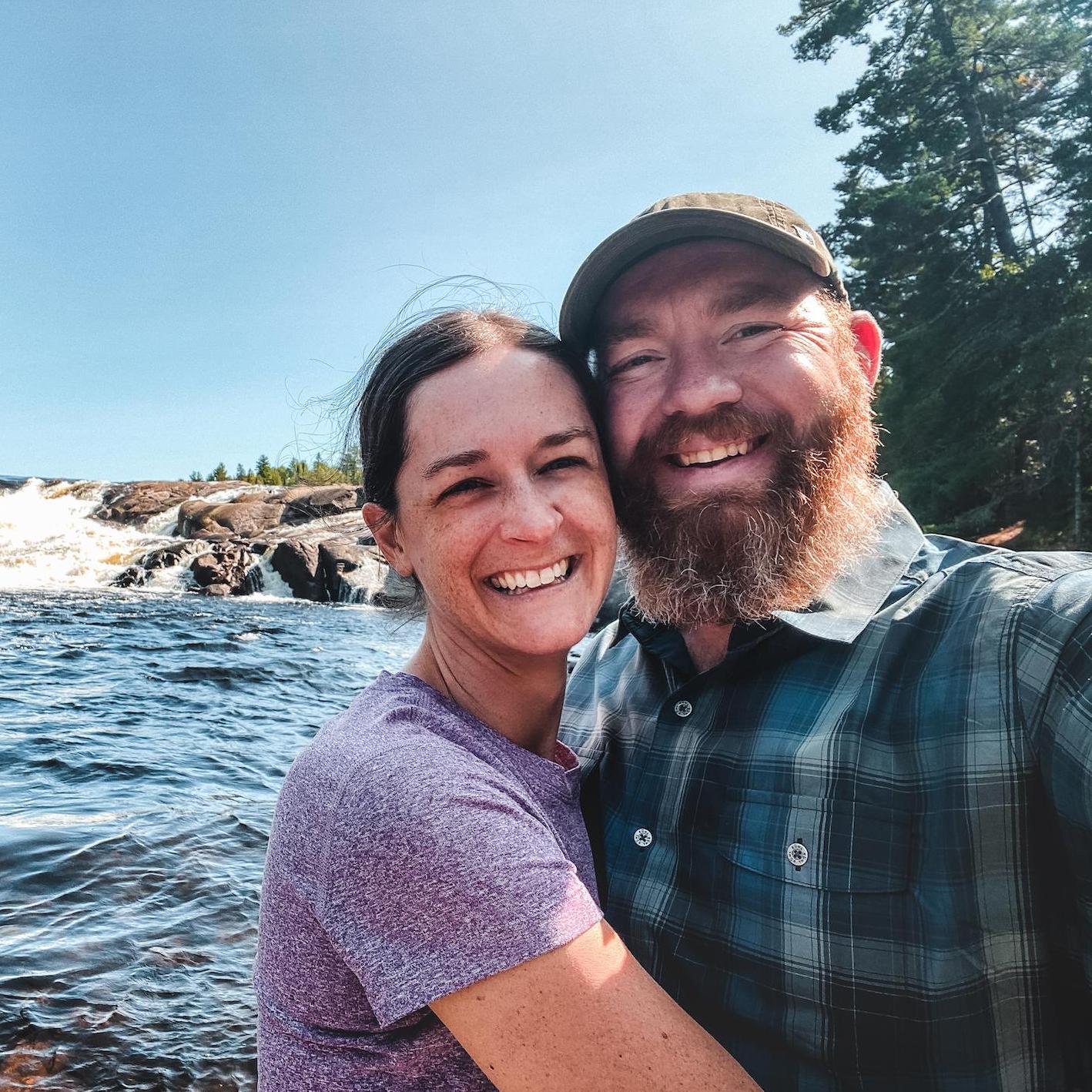 A waterfall, in the Boundary Waters, could it get any better?