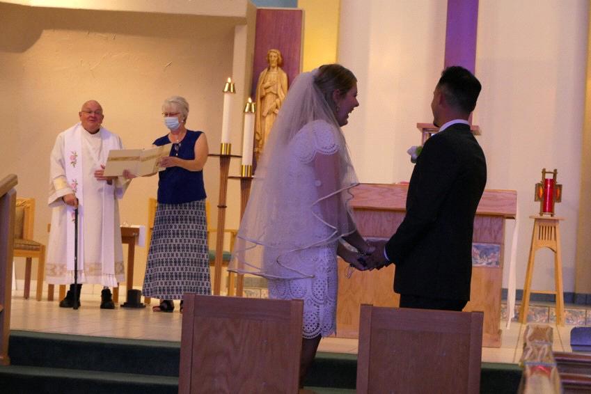 Our COVID friendly ceremony
