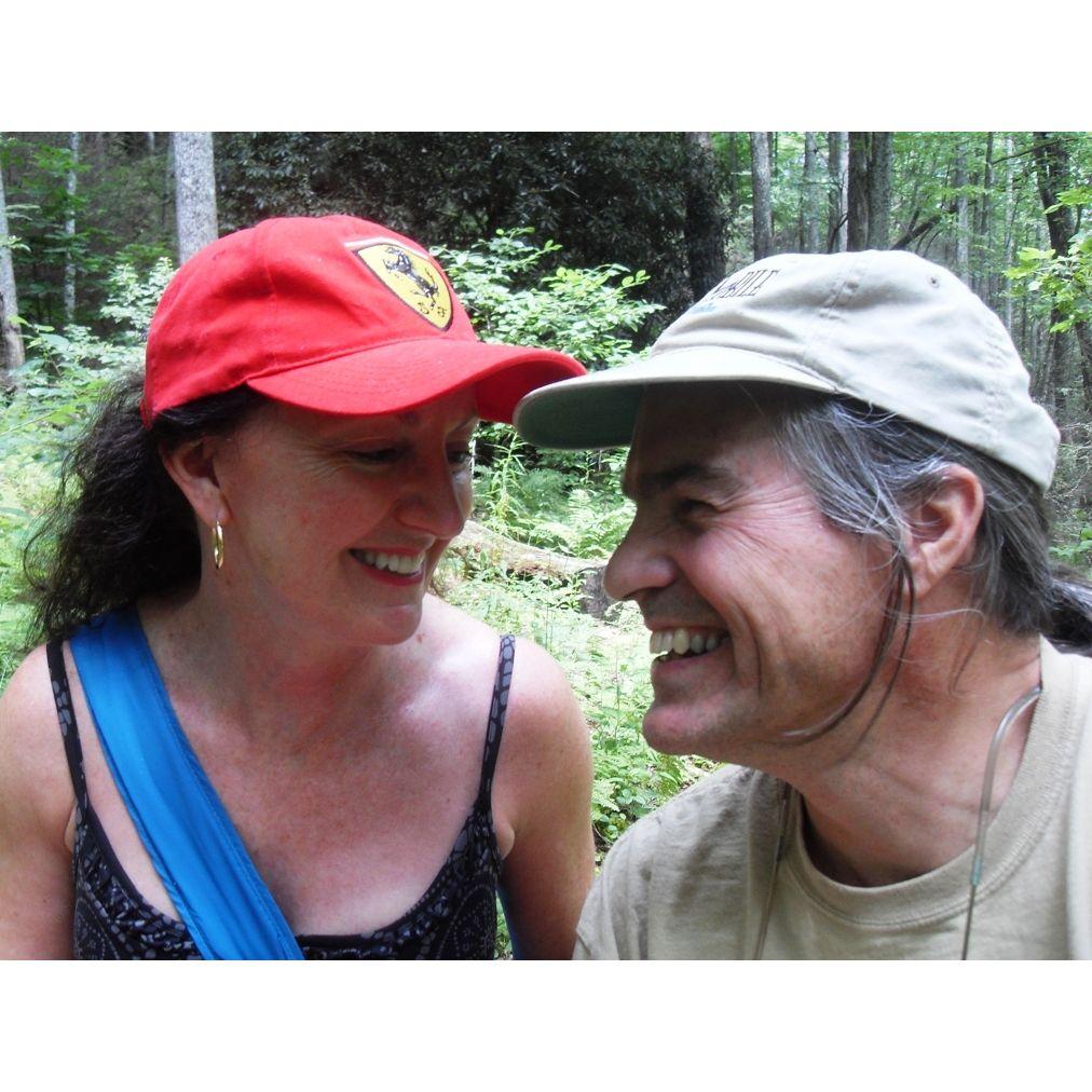 Our first real hiking adventure together in 2012 in the Blue Ridge Mountains of NC.