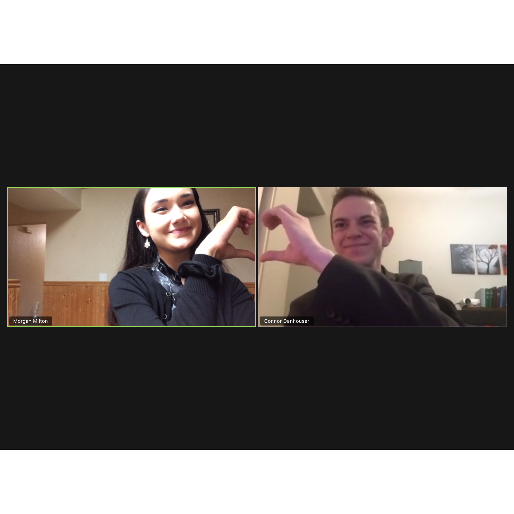 Our first Memorial together - over zoom of course