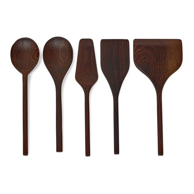 Pure Wood Kitchen Tool, Set of 5