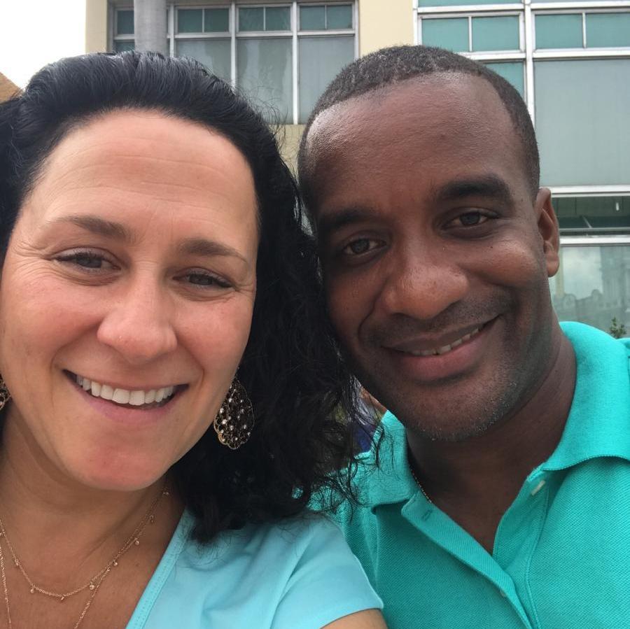 Kim's sister Suzanne and brother-in-law Lisandro
