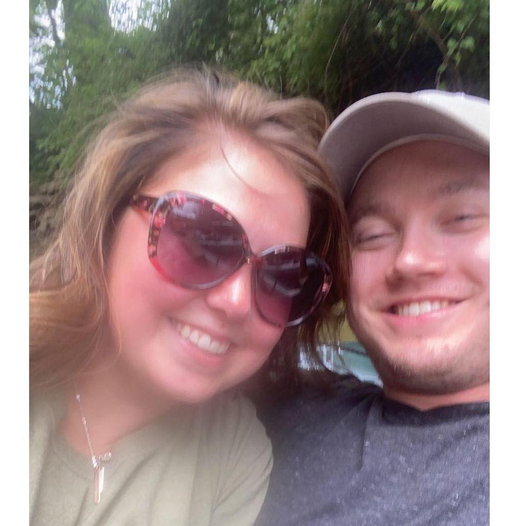 Our first picture together Mohican River June 2020