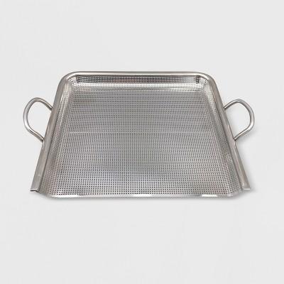 Steel Grill Topper Pan - Silver - Made By Design™