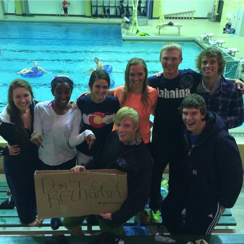 Multiple seasons of inner tube water polo at CSU together...still pining for that championship.