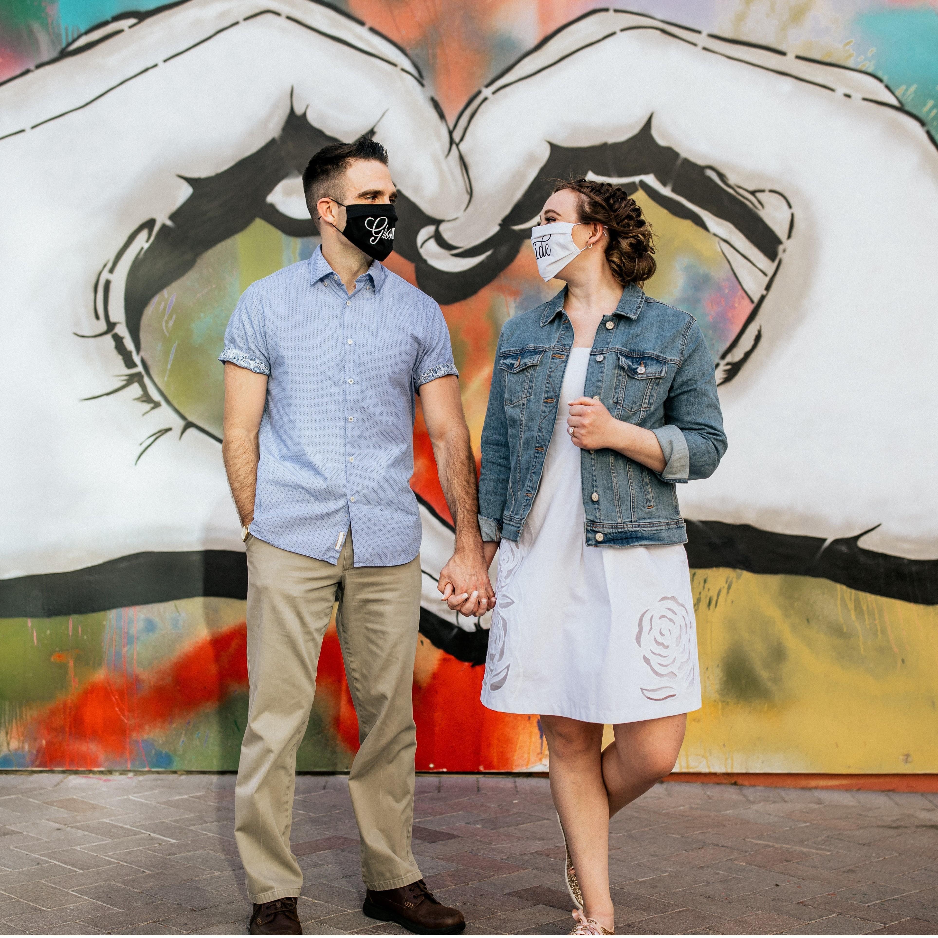 WEAR A MASK SO WE CAN GET MARRIED!