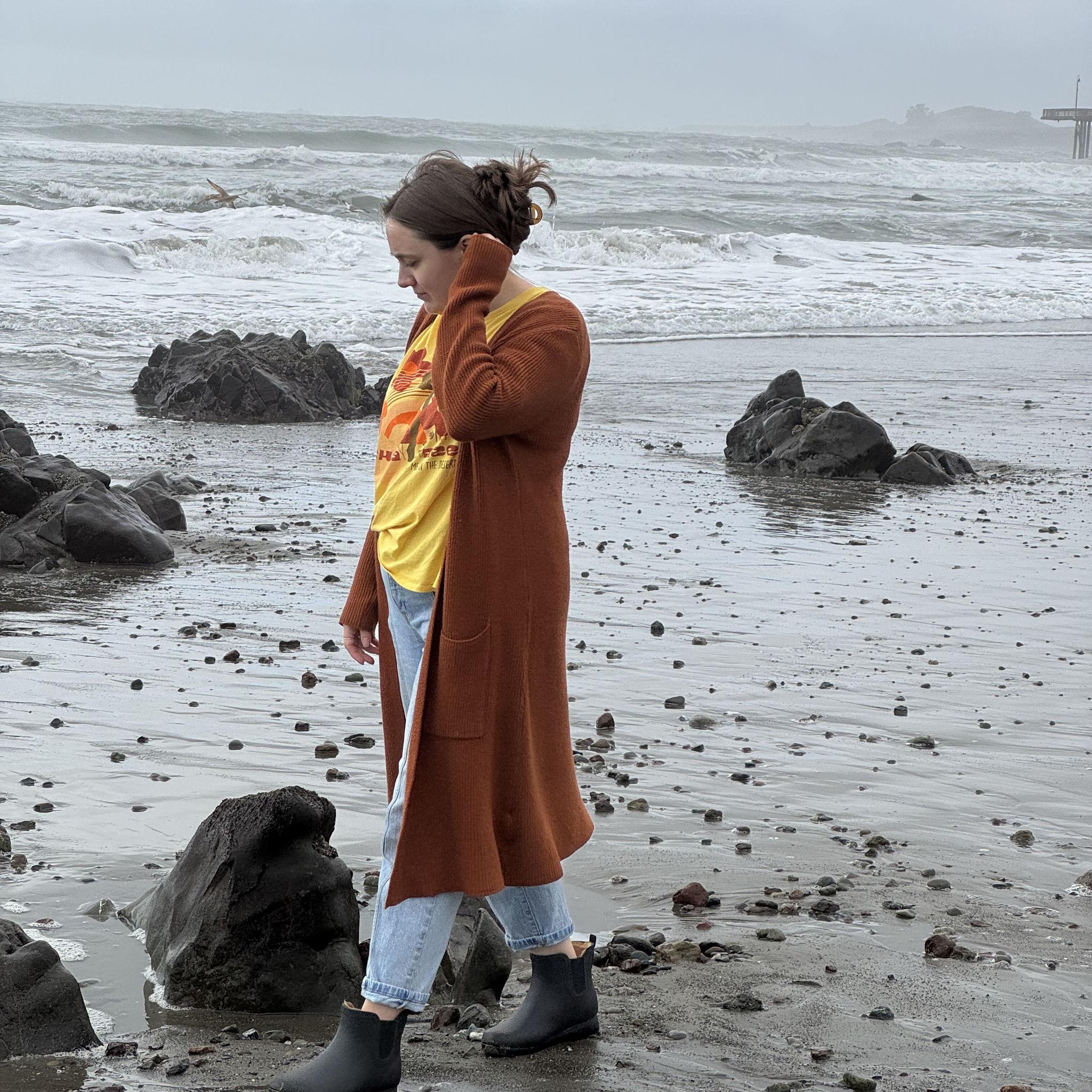 A girl and her love of nature and the ocean