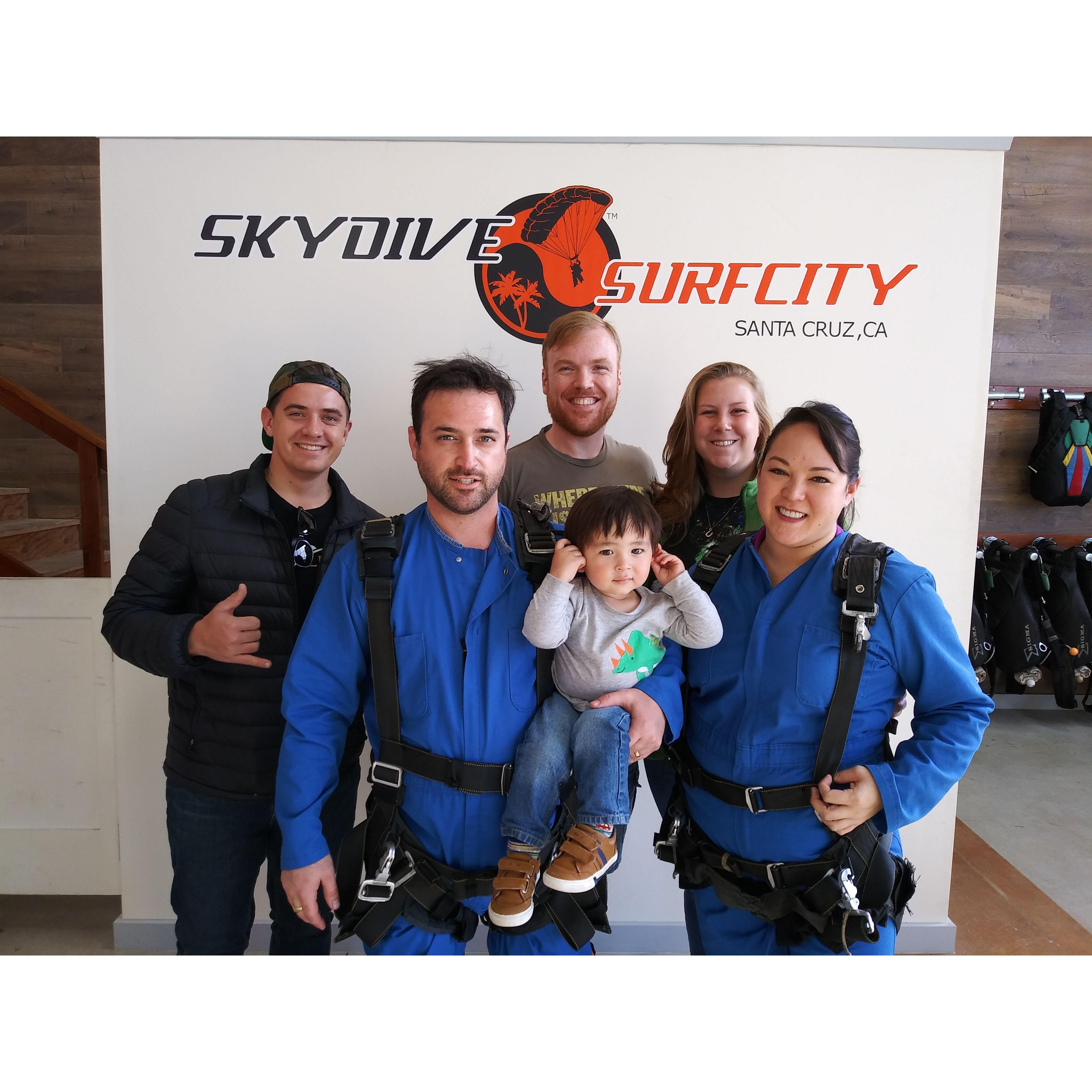 Sky Diving with Friends - Randal, Melissa, Brody, and Bobby have been invited to the wedding