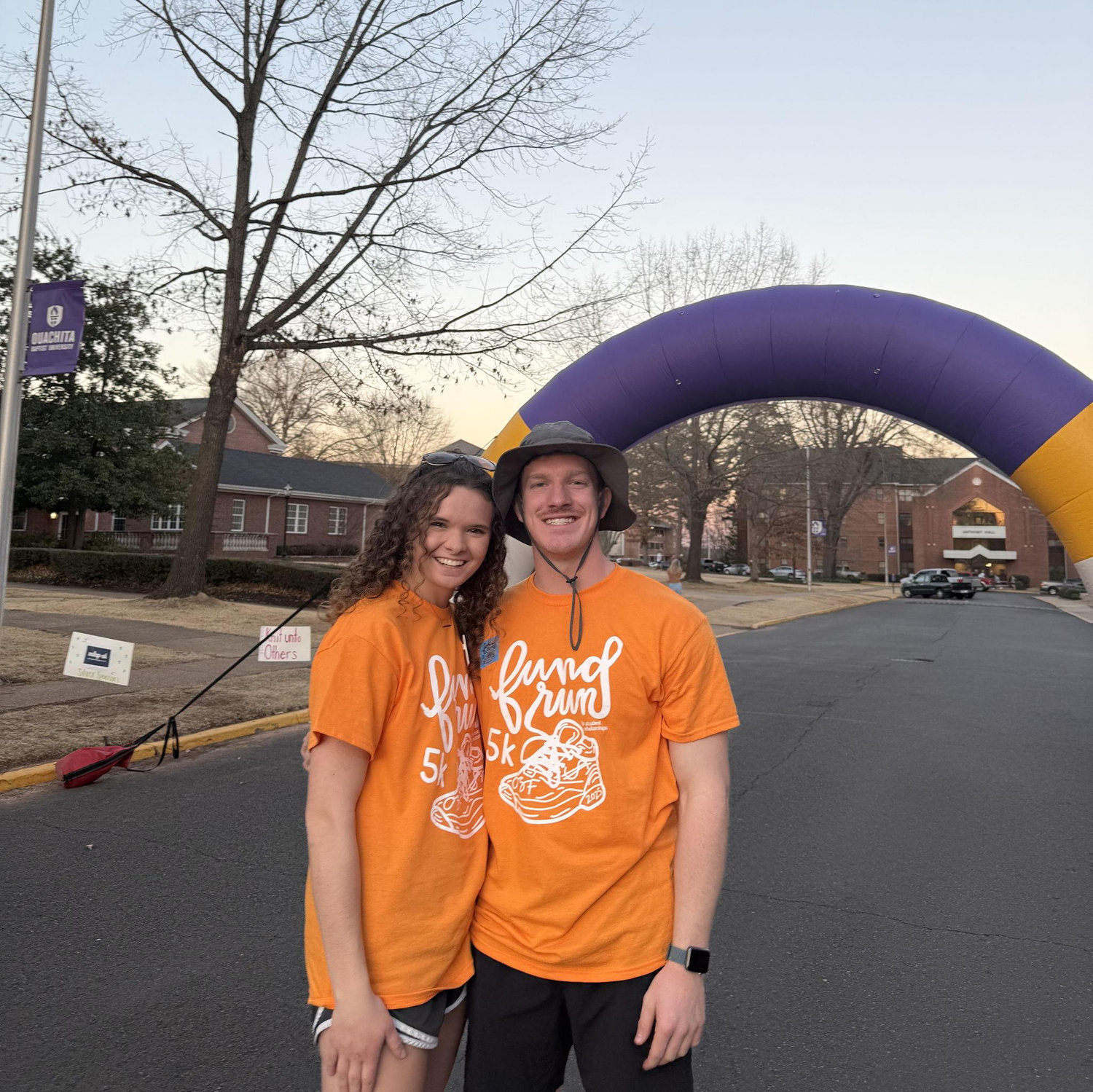 Both Caleb and Georgia served in leadership roles for OSF, raising student scholarships throughout the school year. They worked together on many events!