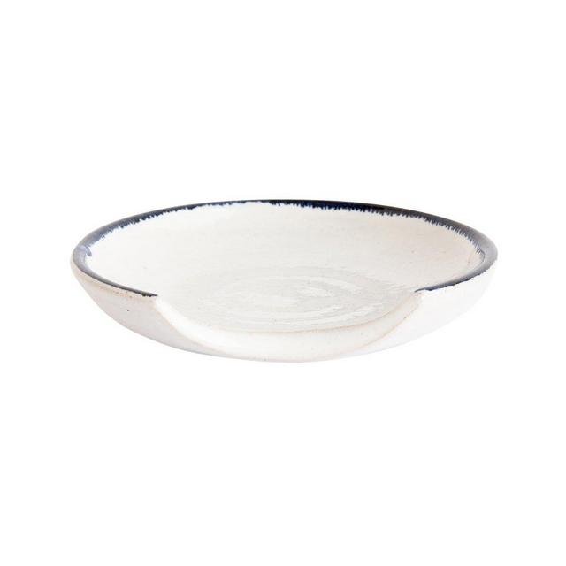 Blue Rimmed Spoon Rest, McGee & Co