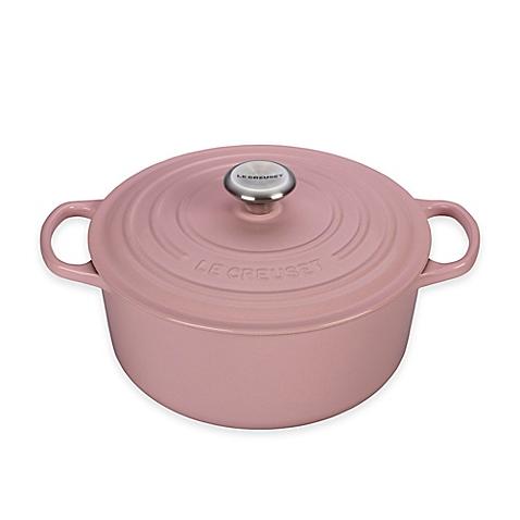 Le Creuset® Signature 5.5 qt. Round Dutch Oven in Hibiscus Pink