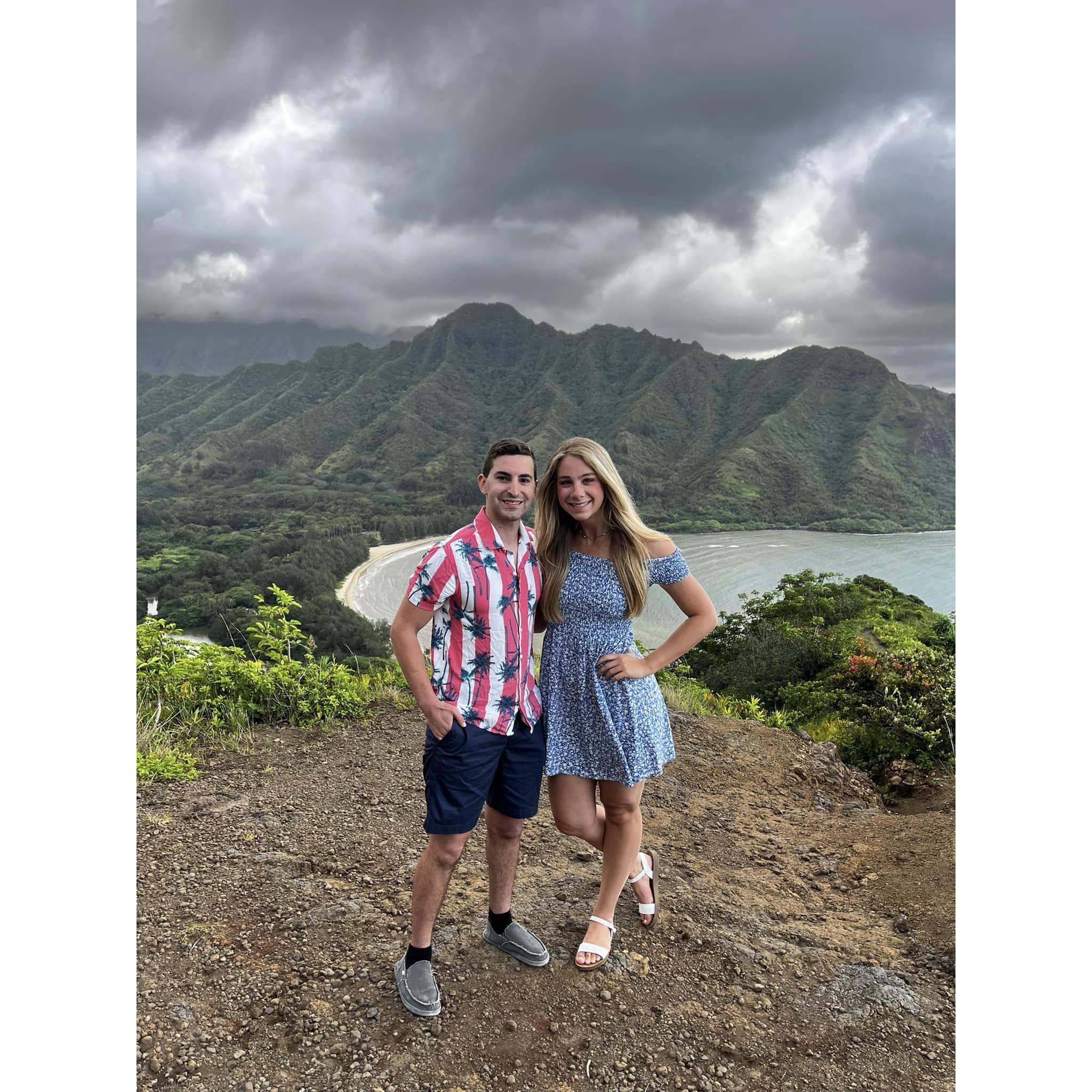 The best vacation of all was Hawaii when we got engaged!