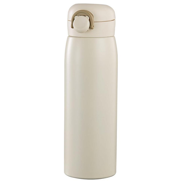 17 oz Mini Water Bottle Small Stainless Steel Thermoses - Insulated Vacuum, Leak Proof, Keeps Drinks Hot/Cold - Ideal for Coffee, beverage, Water - White
