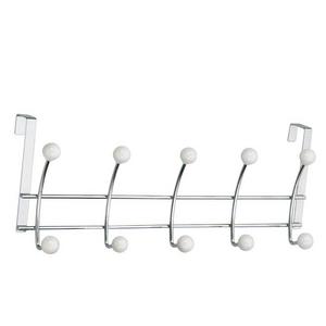 5 Hook Over-the-Door Coat Rack