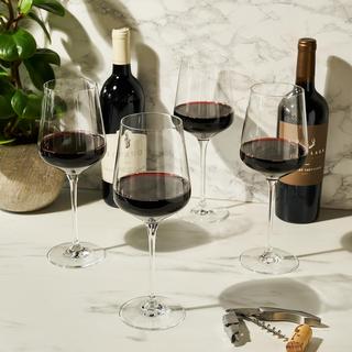 European Crystal Bordeaux Wine Glass, Set of 4
