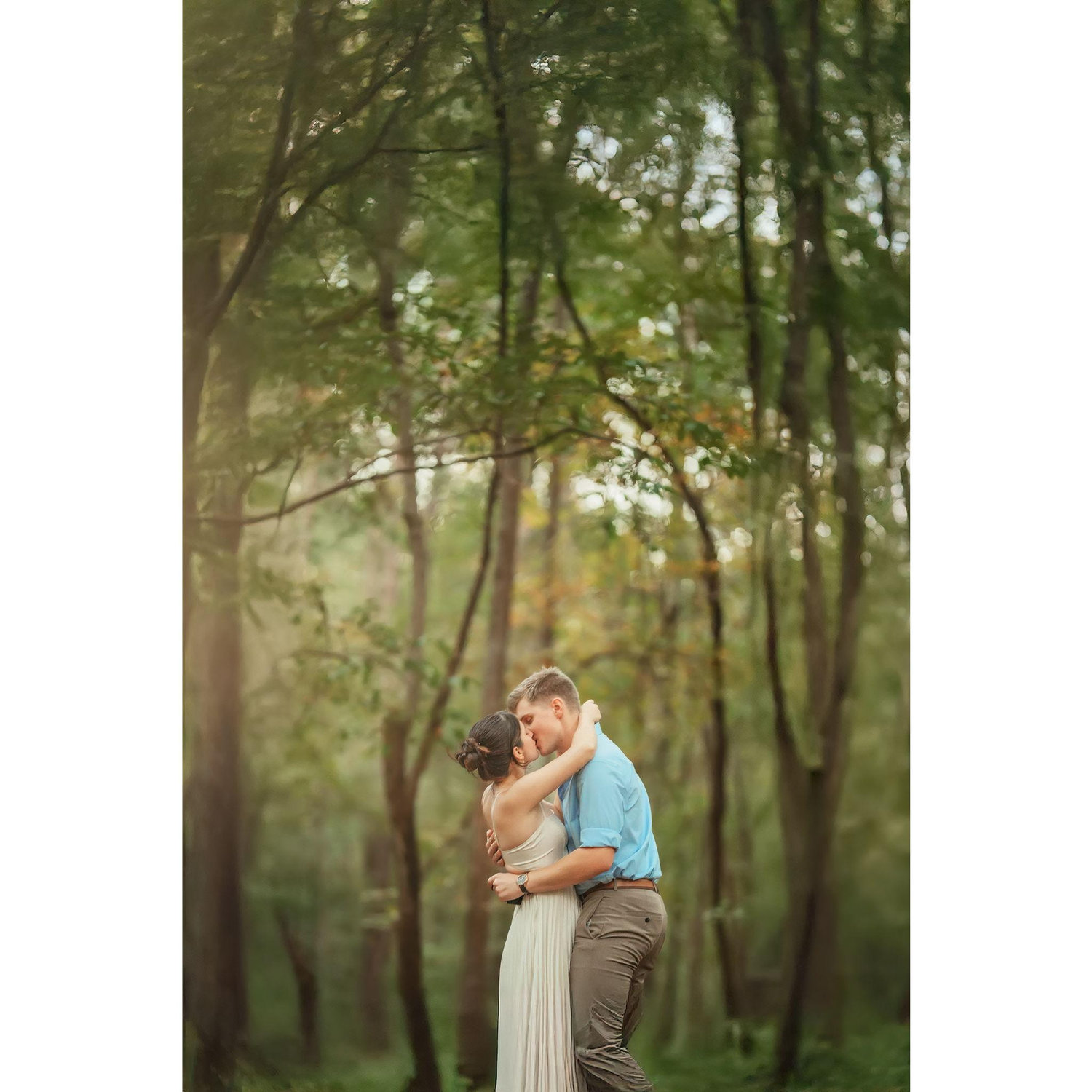 Engagement photos at our wedding venue