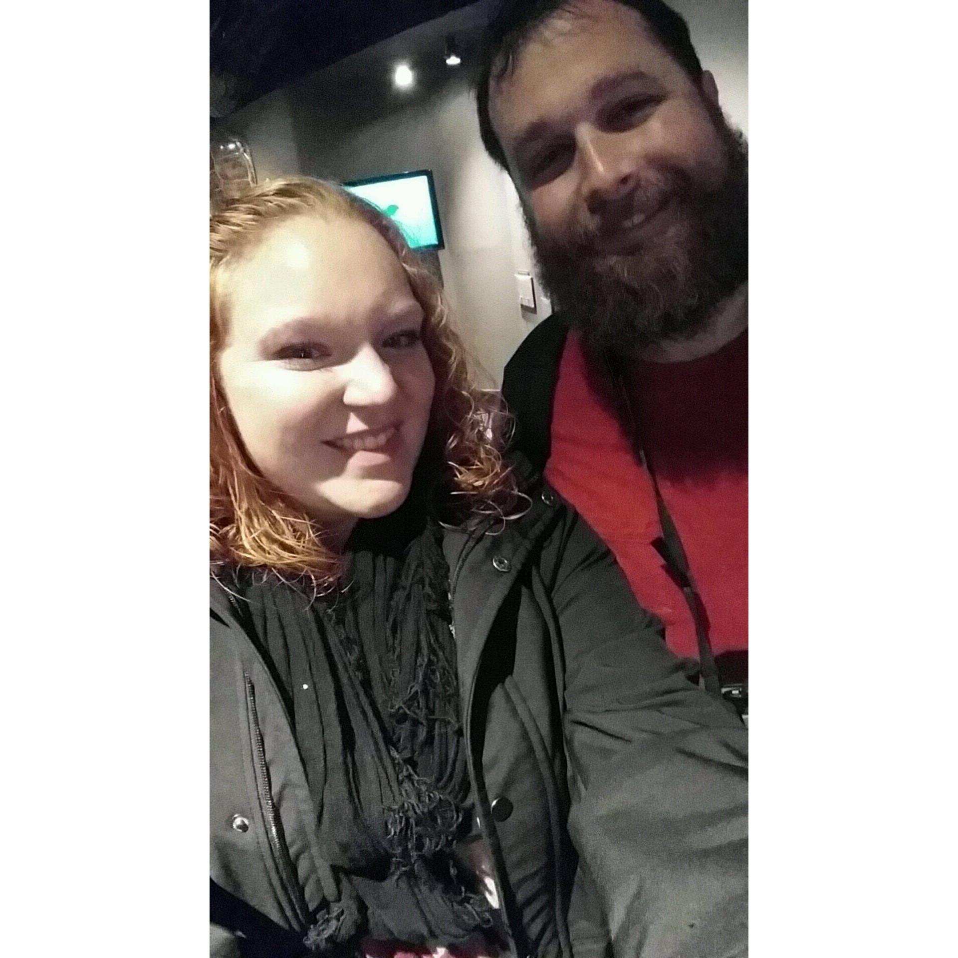This was our very first short weekend together in Charleston, SC at the aquarium.