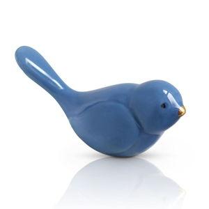 Nora Fleming mini Blue Bird Ceramic Platter Ornament