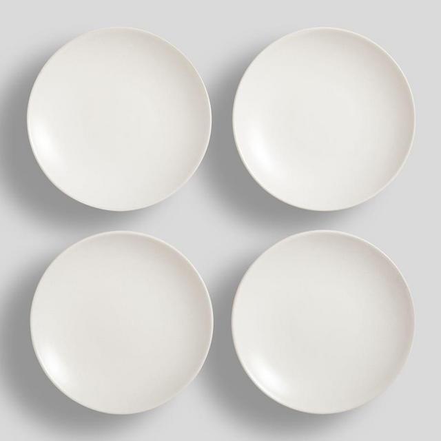 Mason Stoneware Appetizer Plates, Set of 4 - Ivory