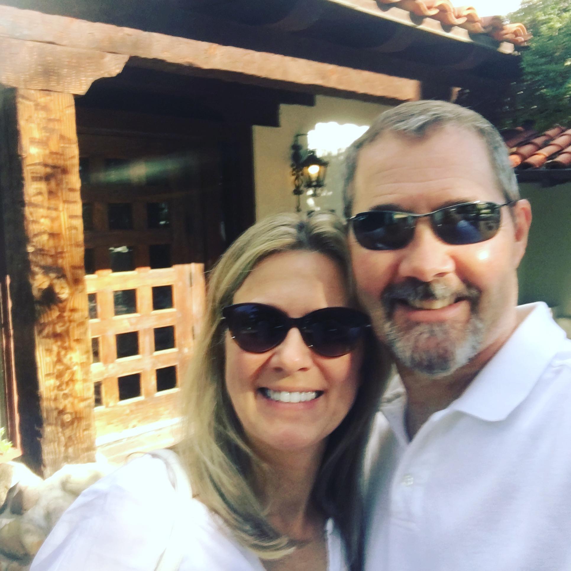 Little did we know when we snapped this photo at Tubac Golf Resort . . . that we'd marry here.