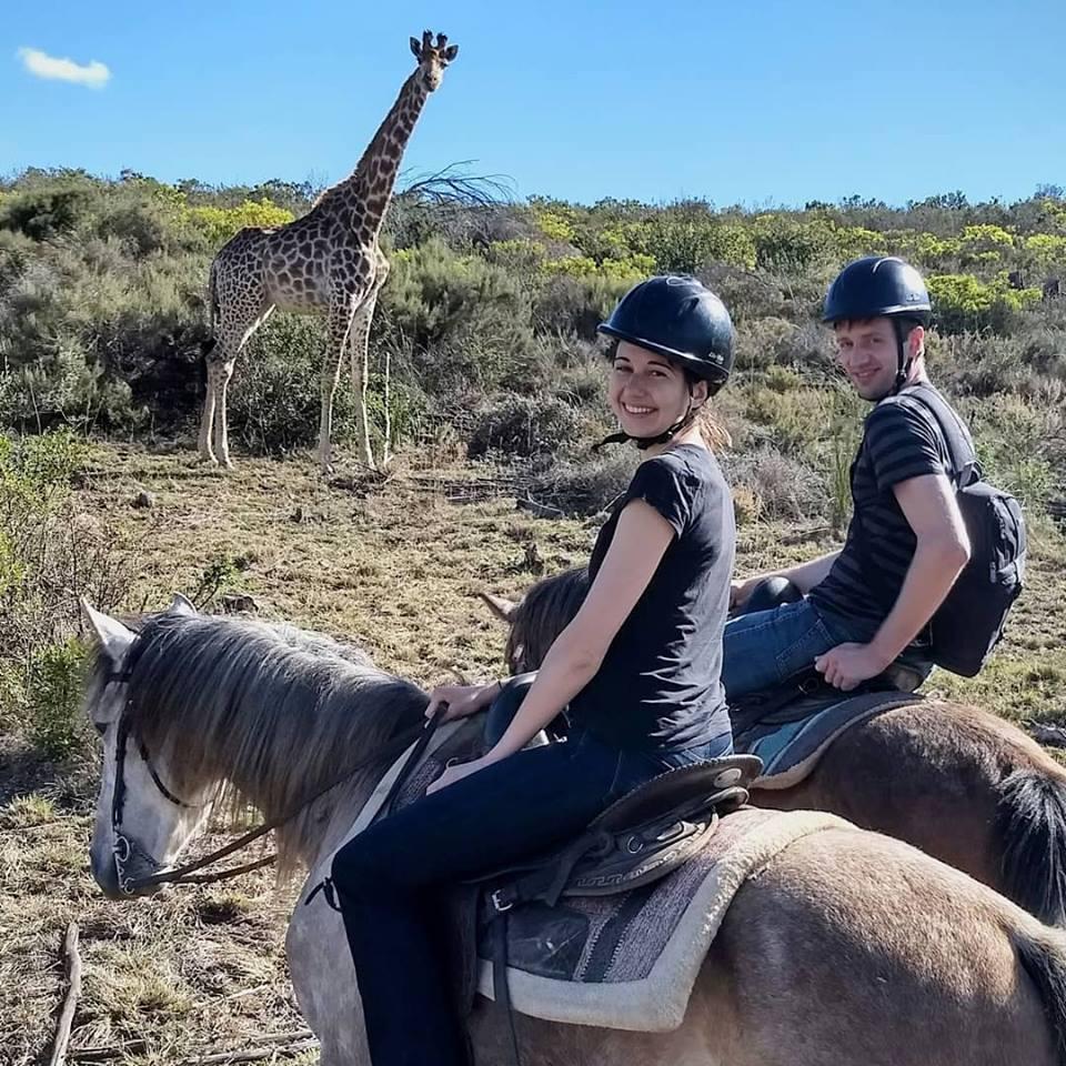 On a horseback safari (South Africa, August 2018)