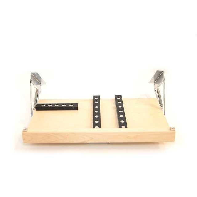 The Drop Block - Under Cabinet Knife Storage - Multiple Sizes & Colors Available (Unfinished, Small)