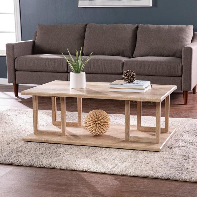 Aylbath Geometric Cocktail Table Natural - Aiden Lane