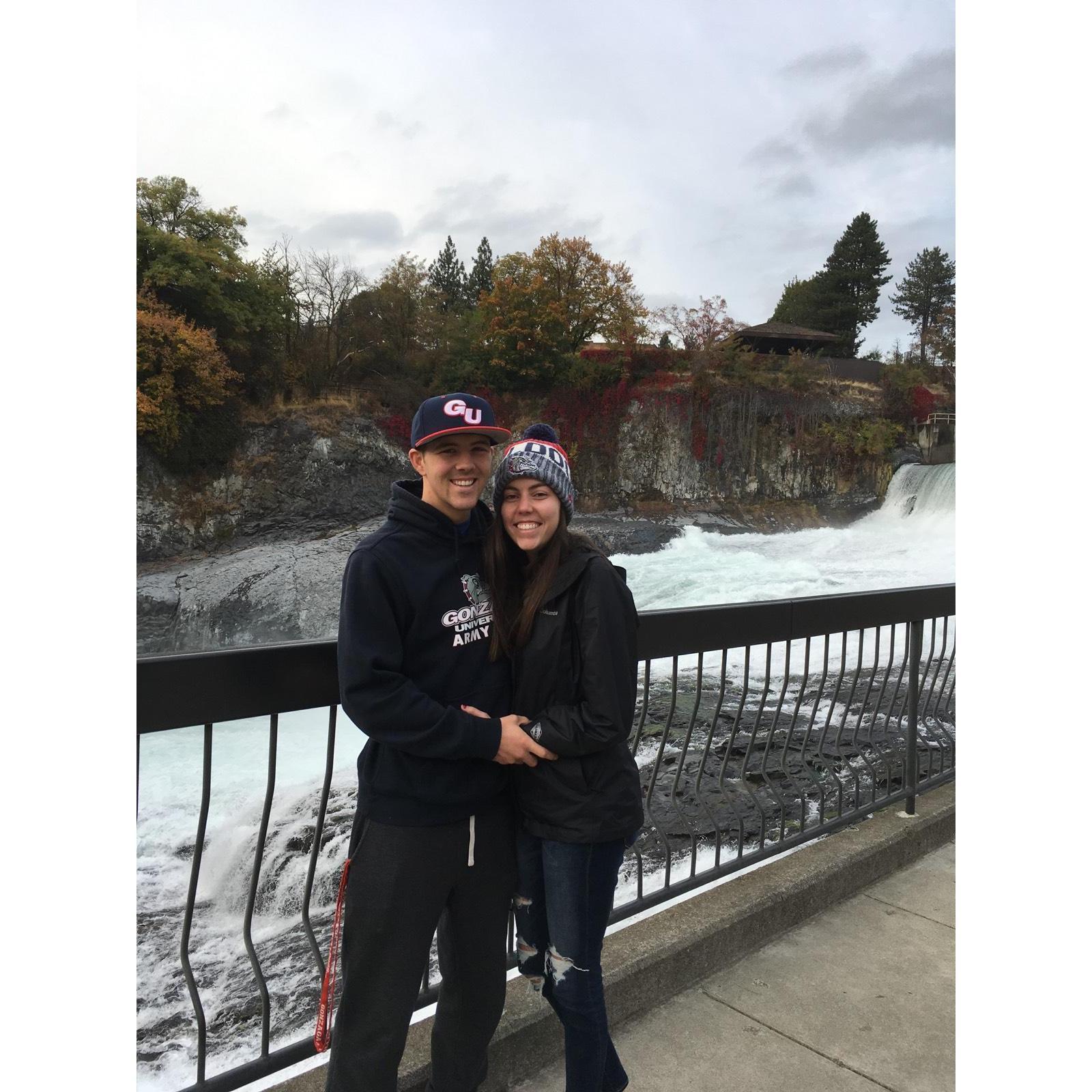 Start of Sophomore year of college at Gonzaga University, 2018.