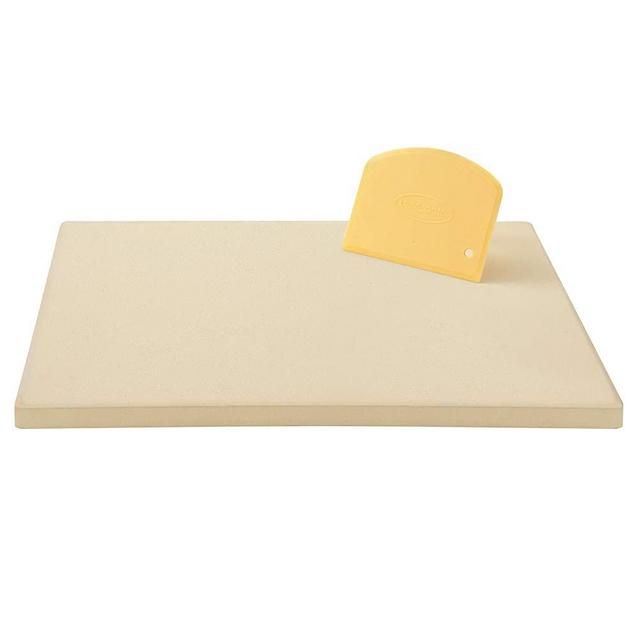 Unicook Large Pizza Stone 16 Inch, Heavy Duty Ceramic Pizza Grilling Stone, Bread Baking Stone, Thermal Shock Resistant Pizza Stone for Oven, BBQ Grill, Making Pizza, Bread, Cookie, Rectangular