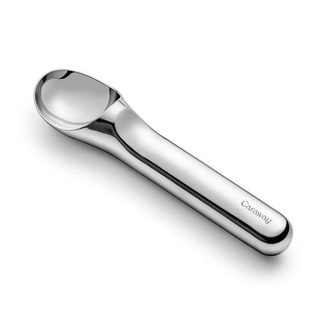 Caraway Ice Cream Scoop - Non Toxic Stainless Steel - Essential Kitchen Tool - Ergonomic Handle
