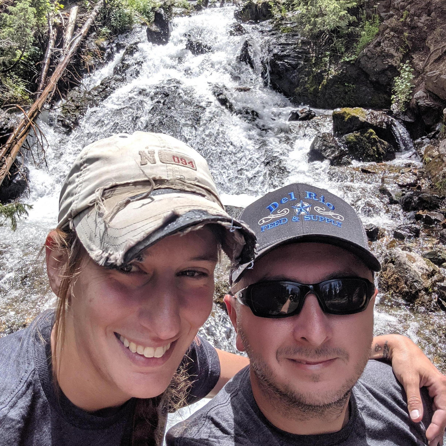On a hike to Middle Fork Lake in Red RIver, New Mexico.
