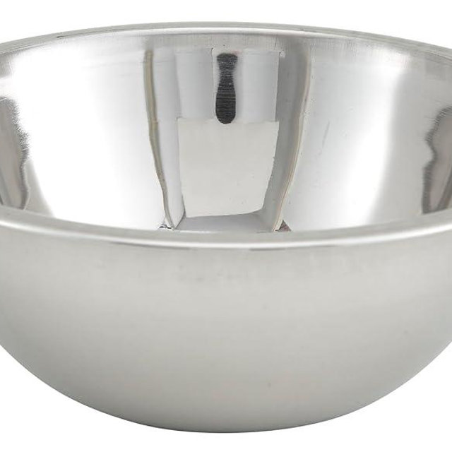 Winco 3 Quart Heavy-Duty Stainless Steel Mixing Bowl