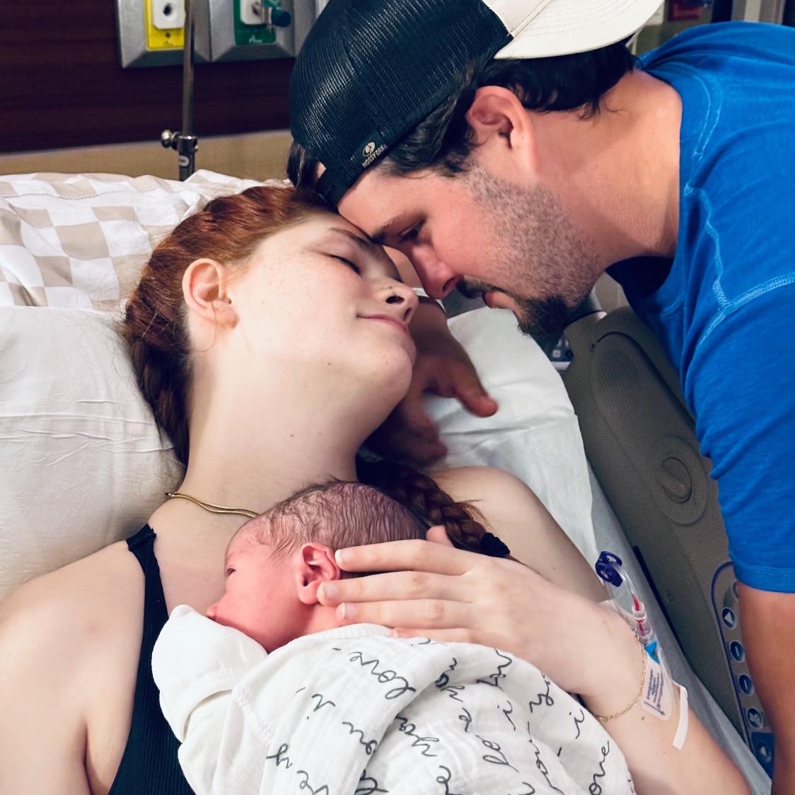 First photo as a family of three!