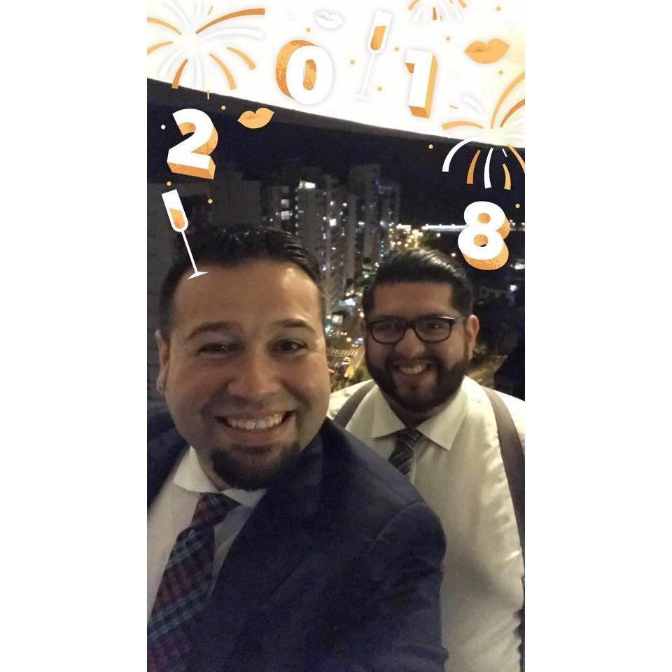 Ringing in the New Year in Lima. 