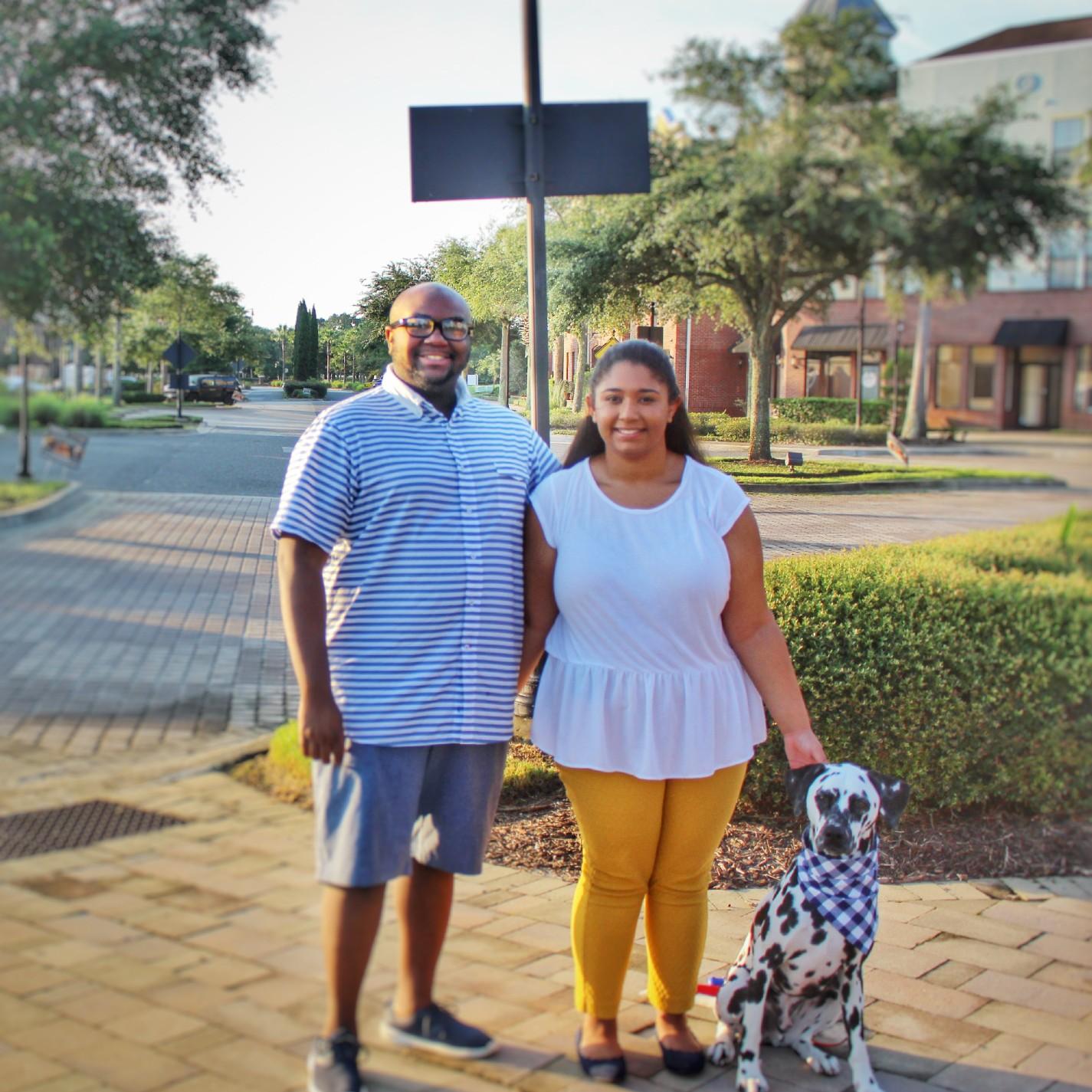 We did some family pictures one early Sunday morning! This one was a struggle, trying to get Pongo settled!
08.08.2021