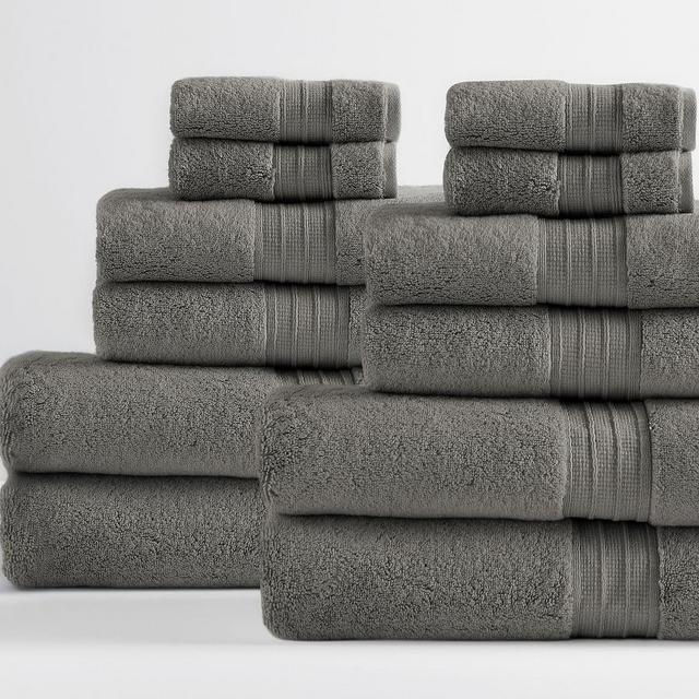 Flagstone Hydrocotton Organic Bath/Hand/Washcloth, Set of 12